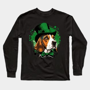 Beagle St. Patrick's day Long Sleeve T-Shirt